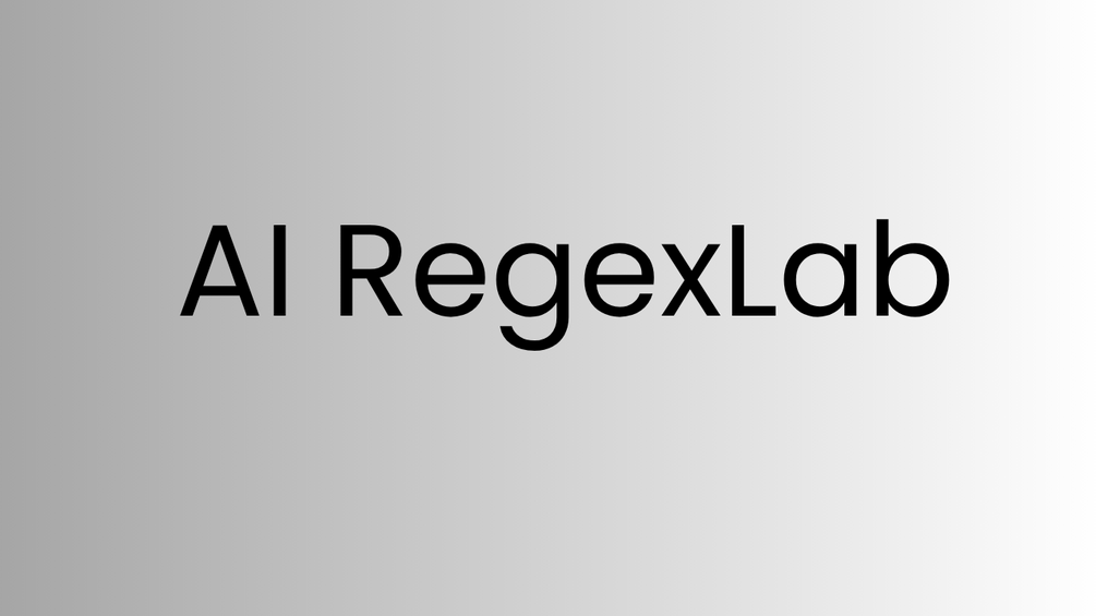 sideprojectors's tweet image. Side project for sale! - $Un-disclosed USD - check out AI RegexLab - Build perfect Regex patterns in seconds with the power of AI - sideprojectors.com/project/67779/… @sideprojectors #sideproject #makers #entrepreneur #ai-regexlab