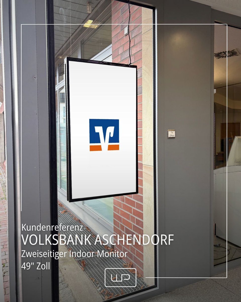 Neue digitale Blickfänger bei der Volksbank:🏦✨
Von Beratung über Technik bis zur Montage – alles aus einer Hand.
Digitale Werbung – sichtbar. Genau dort, wo sie wirkt.
#WPhighlights #DigitalSignage #WindowMonitor #Volksbank #Aschendorf #Wesuwe