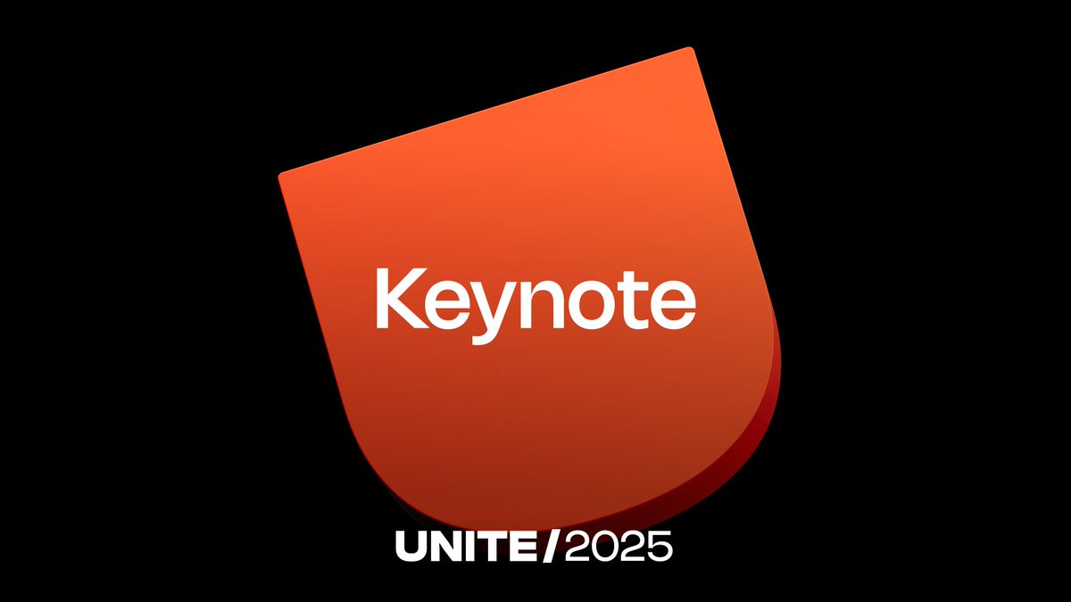 unitygames's tweet image. #Unite2025 kicks off tomorrow! 🎉
 
Join us live Nov. 19 @ 9:30 a.m. CET for the keynote and be the first to hear the biggest Unity updates, announcements, and reveals.
 
Set your reminder and tune in live → on.unity.com/Unite2025Live
 
#Unity #Unite2025 #gamedev #MadeWithUnity