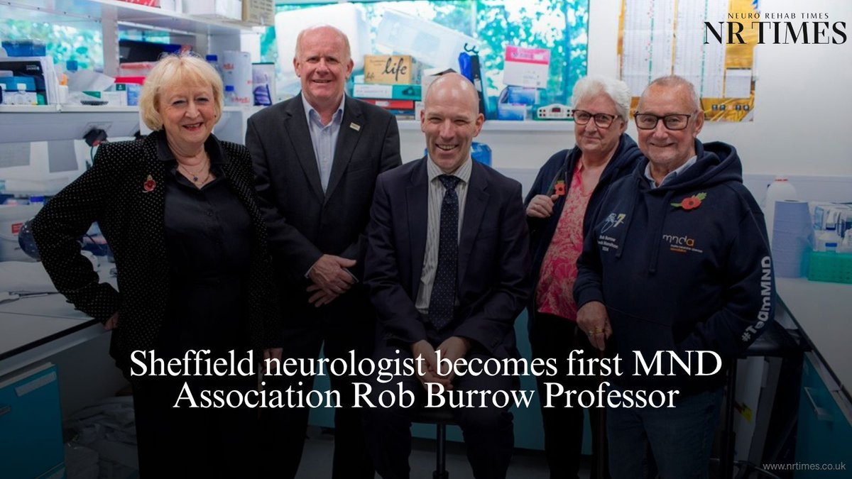 editorNRTimes's tweet image. A neurologist and geneticist at the University of Sheffield has been appointed to the first Rob Burrow Professorship in Translational Neurobiology named after the late rugby league player Rob Burrow CBE. 

🔗 Full story: buff.ly/y0MyxmA 

#MND #NeuroResearch #RobBurrow…