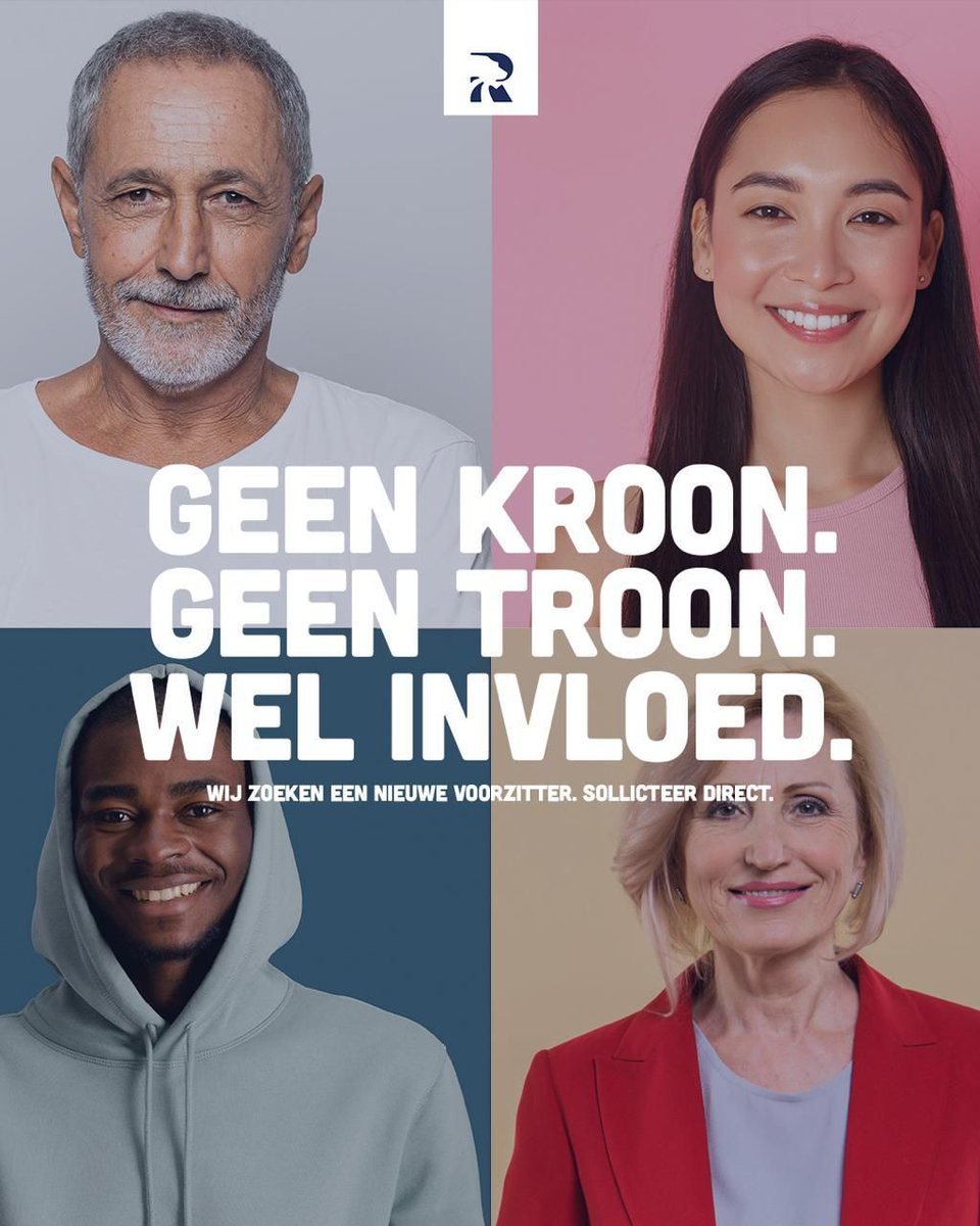 Republiek zoekt een voorzitter, het boegbeeld en de strategische leider van onze beweging voor een democratisch Nederland. 🇳🇱

Als voorzitter:
🧭 Geef je richting aan het beleid en de koers van Republiek.
🎙️ Vertegenwoordig je de organisatie in de media en onderhoud je contacten