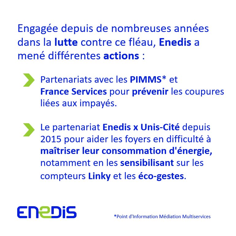 ⚡️A l'occasion de la Journée Mondiale de lutte contre la Précarité Energétique, répondons aux
#IdéesReçues à ce sujet.