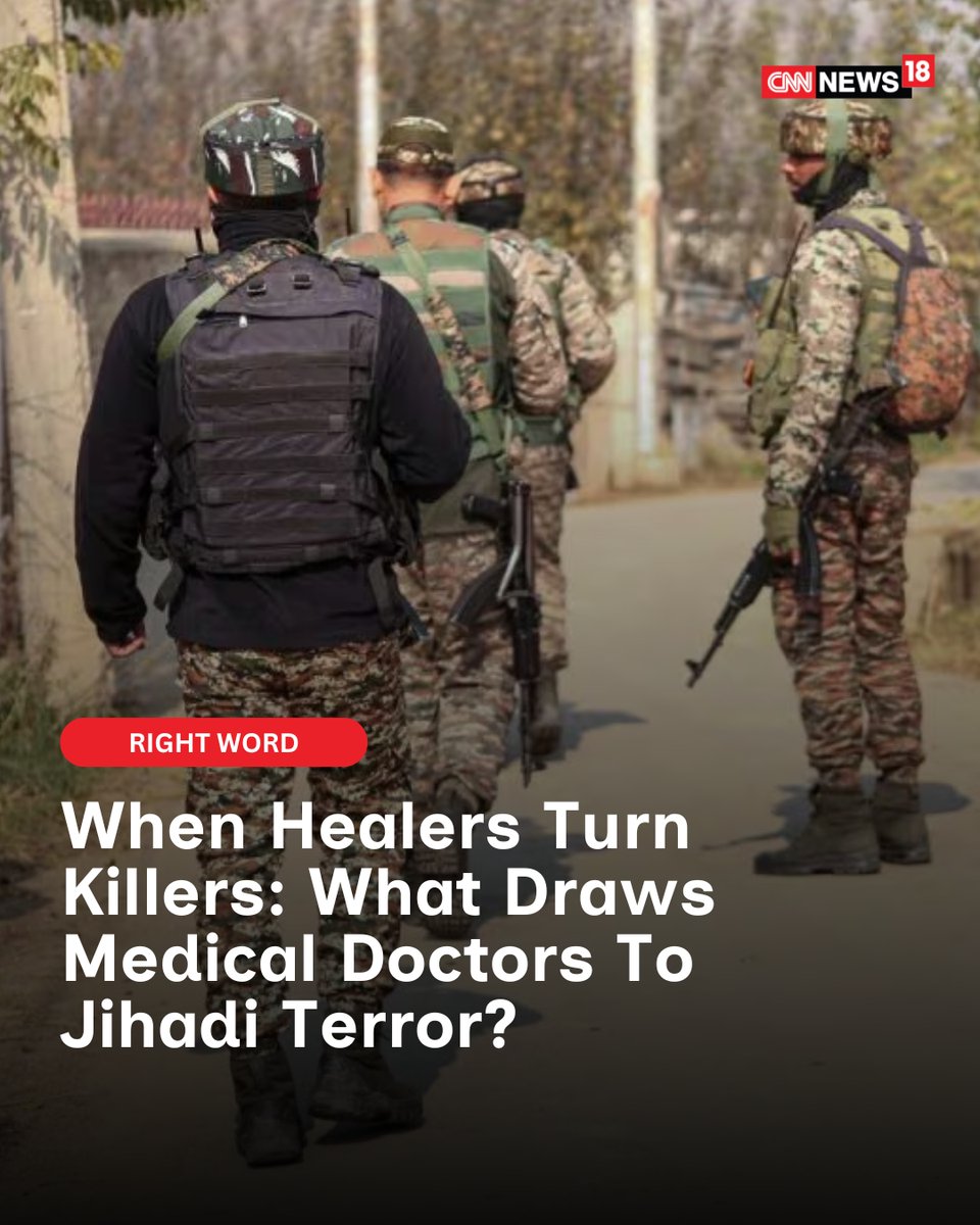 #Opinion | The recurring involvement of medical doctors and scientifically trained professionals in terror acts challenges the conventional wisdom that education can lead to deradicalisation

Written by: <a href="/ArunAnandLive/">Arun Anand</a> 

news18.com/opinion/right-…