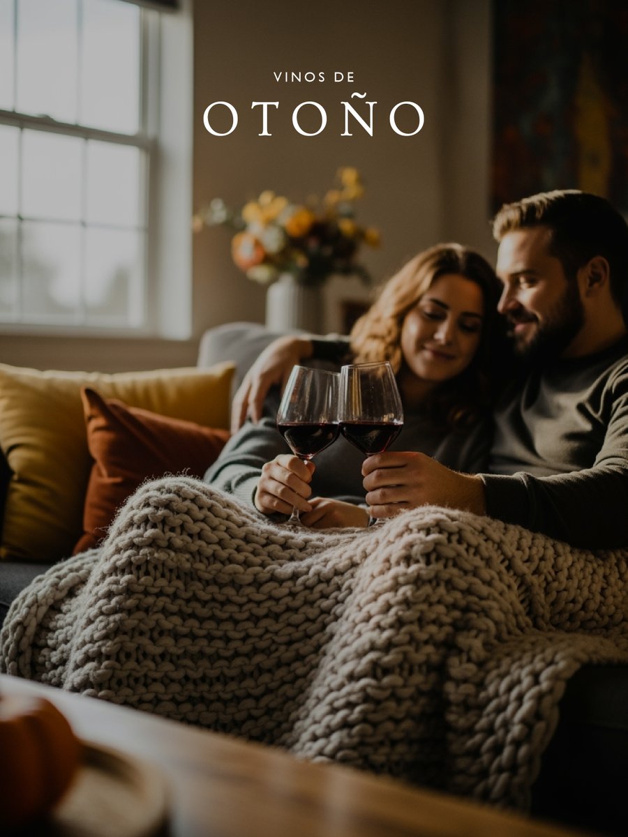 DOManchuela's tweet image. Otoño es plan de sofá, manta y copa de vino.
Y si es de la #DOManchuela, mejor aún. 😉🍇  
#VinoTinto #VinosDeOtoño #WineTime