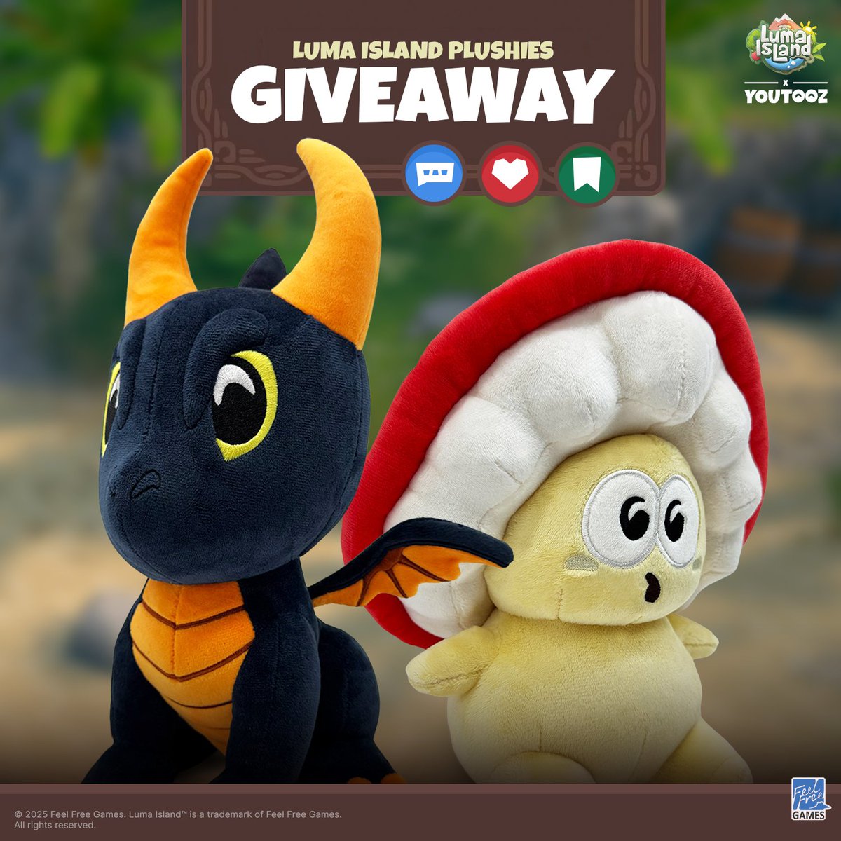 🎁 Plush Giveaway! 🧸💖
To celebrate Birthday Week, we’ll be choosing a few winners to receive one of the new Luma plushies! 🌙✨

To enter:
Reply which Luma plush you’d love to bring home 🤍

Winners will be chosen on Luma Island’s Birthday,  Nov 20. 🎂✨
#LumaIsland #CozyGames