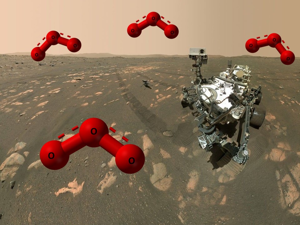 CSIC's tweet image. 🌕¡Las primeras mediciones del ozono de #Marte realizadas desde su superficie!

👩‍🚀Se encuentra a menor altura que en la Tierra y en cantidades superiores a lo estimado

🛰️Son datos liderados por el #CSIC y obtenidos con el róver Perseverance (@NASA)

🚀f.mtr.cool/jrhihbeucb