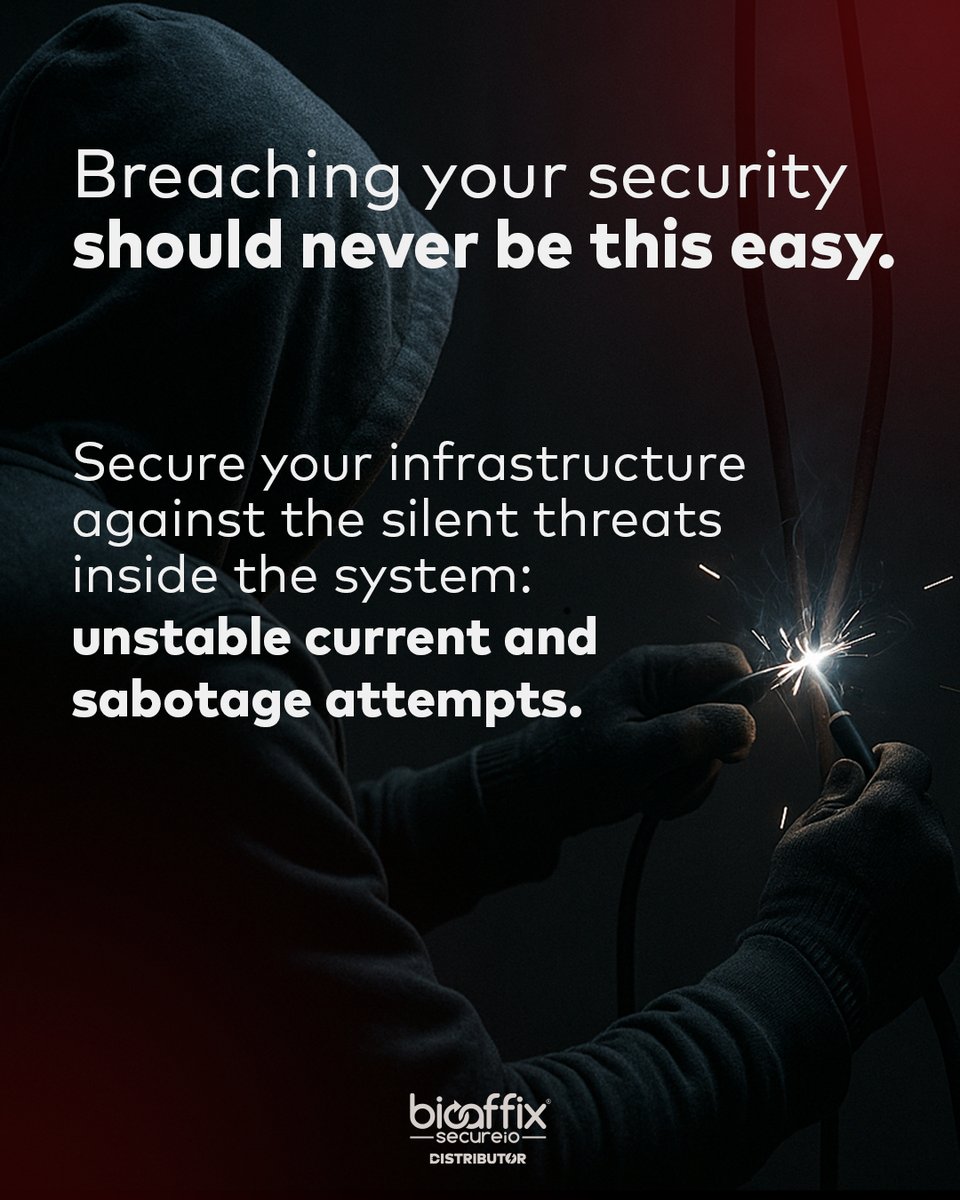 bioaffix's tweet image. A single short circuit can render even your most advanced security infrastructure instantly useless.
More details: bioaffix.com/.../bioaffix-s…
#AccessControl #PhysicalSecurity #BioAffix #SecurityInnovation #PDU