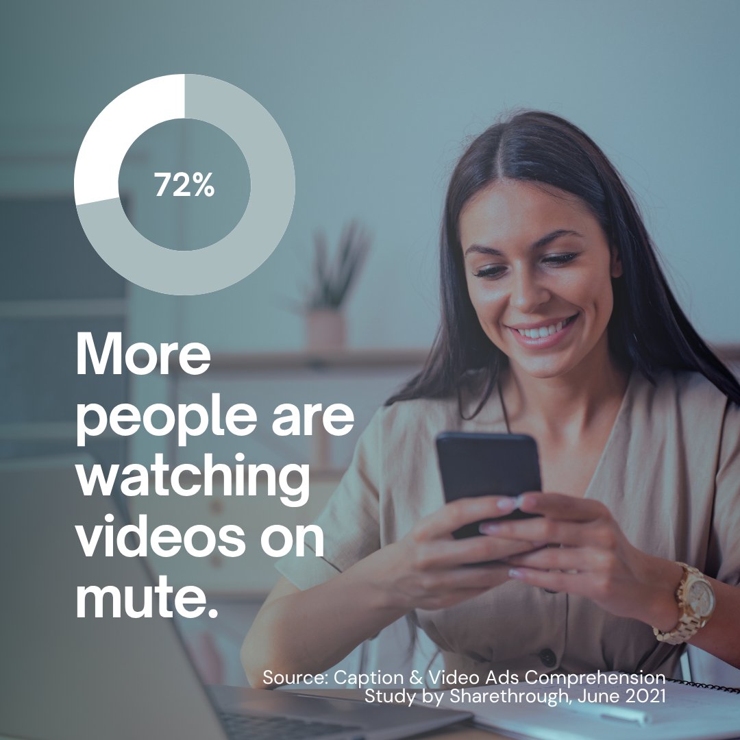 According to <a href="/sharethrough/">Sharethrough</a>: “Captions are becoming a norm across all screens.” Speechpad is here to help with clear, accurate captions that make your videos easy to follow even on mute.

Learn more: speechpad.com/youtube

#Captions #EventProfs #AccessibilityMatters