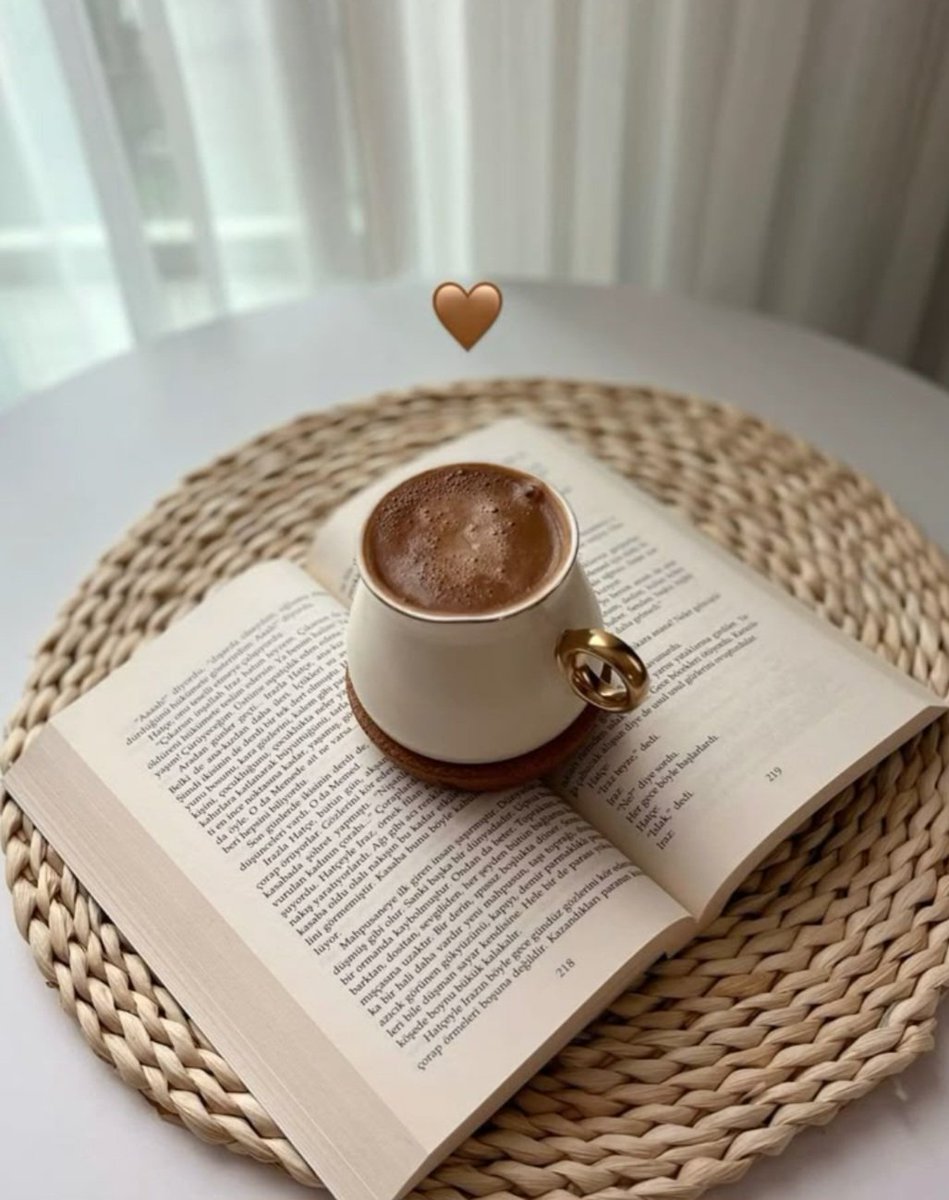Şimdi kahve keyfi zamanı ☕️