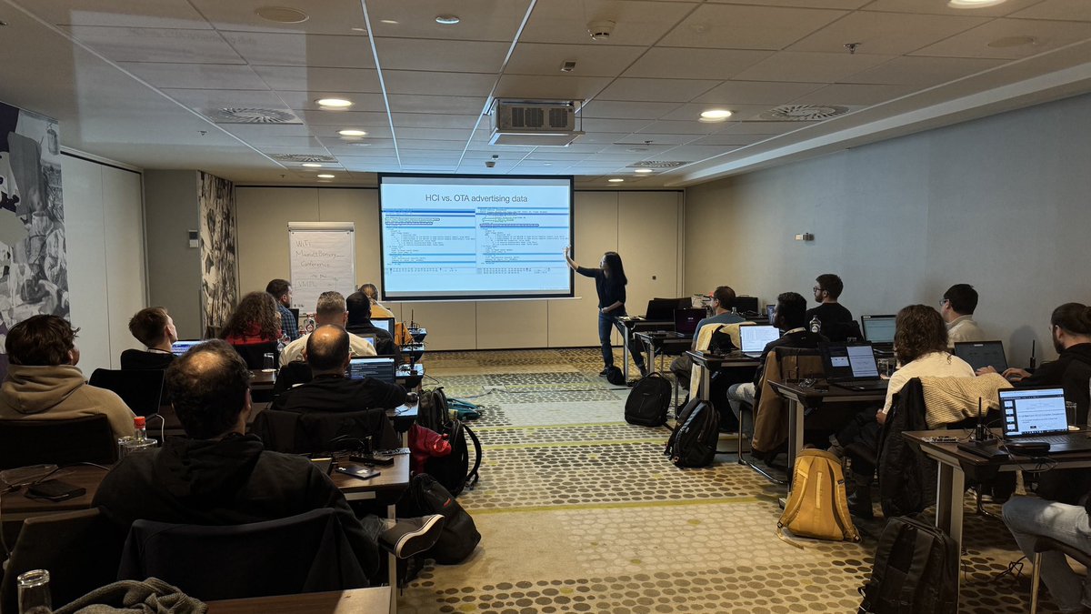hardwear_io's tweet image. Our hardware hacking trainings continues to empower participants with hands-on skills in device analysis,  crypto debugging, and secure design. Amazing to see such enthusiasm and collaboration throughout the sessions!
 #CyberSkills #HardwareSecurity #hardwear_io #hw_ioNL2025