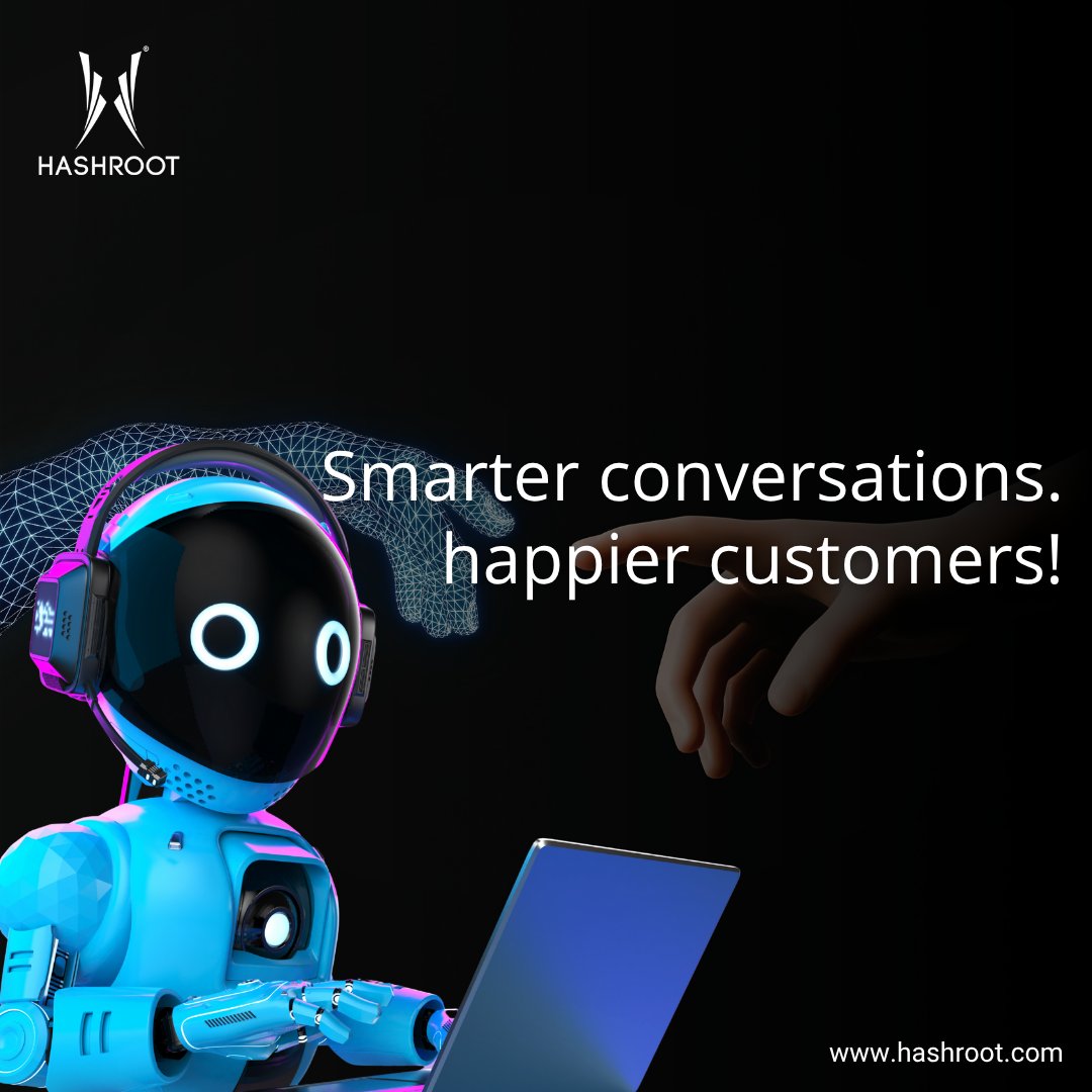 hashroot's tweet image. How can AI chatbots improve customer experience?

HashRoot’s AI-powered chatbots use LLMs and NLP to understand context, respond naturally, reduce wait times, and deliver fast, accurate support across apps and websites

Learn More: hashroot.com/ai-chatbot-dev…

#AIChatbots #HashRootAI