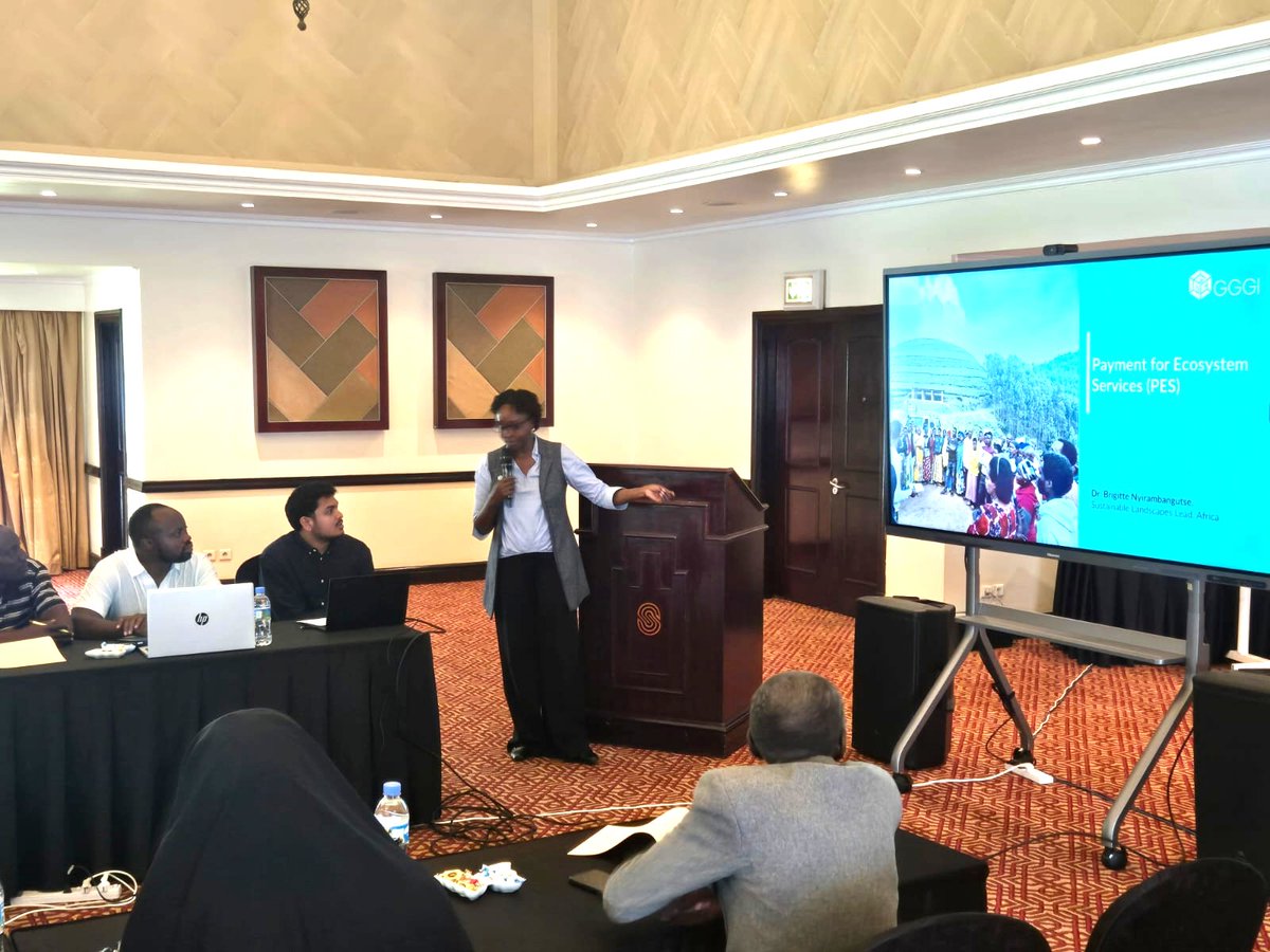 GGGI_Rwanda's tweet image. #HappeningNow in Rubavu District!

@GGGI_Rwanda is hosting a consultation workshop on Payment for Ecosystem Services (PES) under the #SFERE project.

We’re bringing together district leaders, communities &amp;amp; private sector to explore how #PES can reward efforts to protect forests,…
