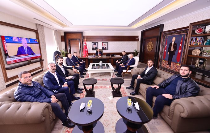 Ülkü Ocakları Aydın İl Başkanı Vali Canbolat’ı Ziyaret Etti