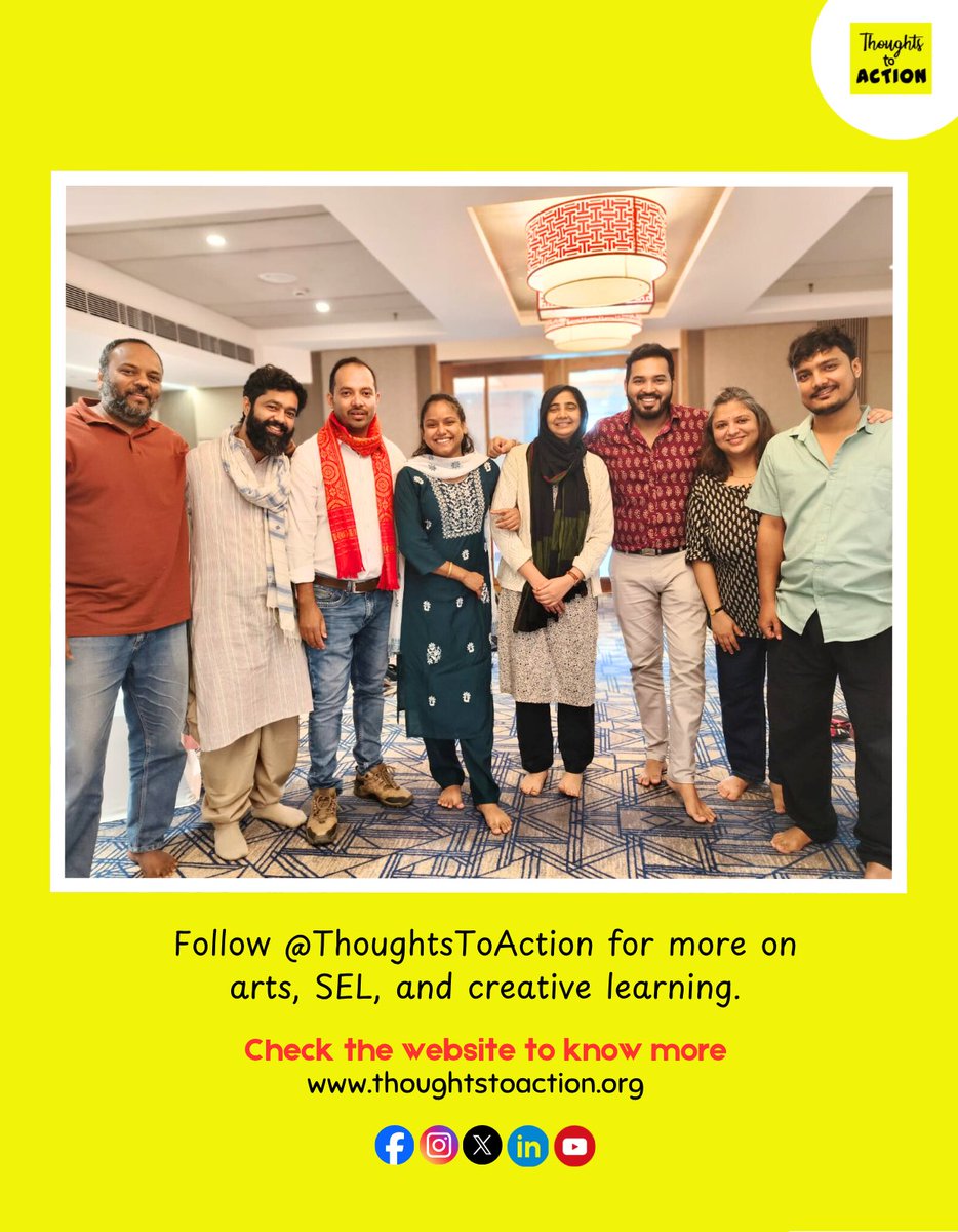 t2action_org's tweet photo. #Training | Thoughts to Action completed a 5-day Children’s Library Course with @ParagReads learning how storytelling, read-alouds, and creative spaces make libraries come alive.

#ParagTataTrusts #ThoughtsToAction #ChildrensLibraries https://t.co/bopnNQ5LkX