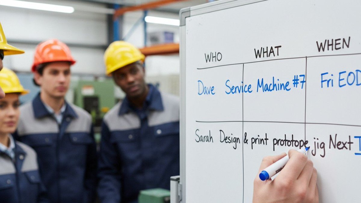 ap_tcmuk's tweet image. Another meeting where nothing gets sorted? Poor meeting habits cost manufacturers time, money, and team morale every single day.

Two questions that change everything: bit.ly/tcmbl90

#UKManufacturing #HighPerformingTeams #Teamwork