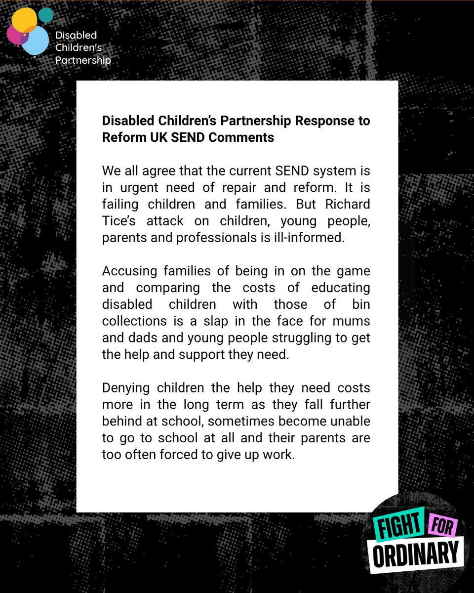 DCPcampaign's tweet image. Our response to Richard Tice&apos;s comments.