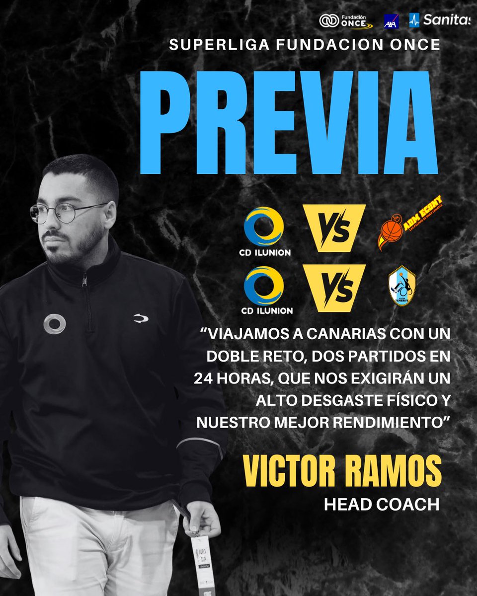 🎙️ La previa del partido con Víctor Ramos

<a href="/Fundacion_ONCE/">Fundación ONCE</a> 
<a href="/FundacionAXA/">Fundación AXA</a> 
<a href="/ILUNION/">ILUNION</a> 
<a href="/F_Sanitas/">Fundación Sanitas</a> 
<a href="/sanitas/">Sanitas</a>