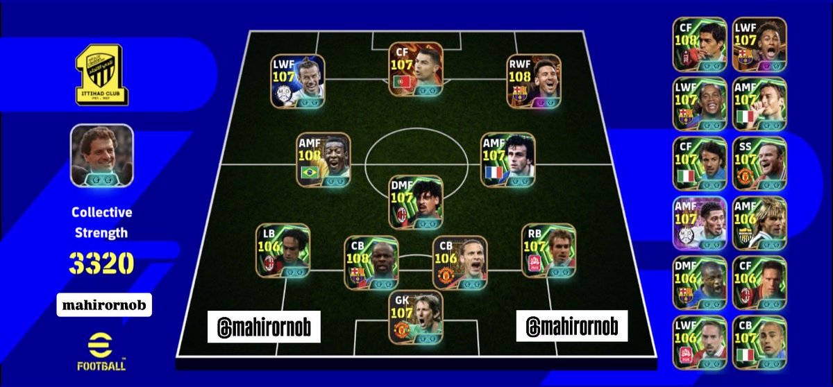 mahirornobb's tweet image. Alhamdulillah for everything 
We just broke the record for World’s Highest Collective Strength AGAIN in Efootball 2026

NEW AND UNDISPUTED RECORD FOR World’s Highest Collective Strength in Efootball 2026
3️⃣3️⃣2️⃣0️⃣💪😎🐐
follow me on @mahirornobb on twitter for friendlies👊🏽