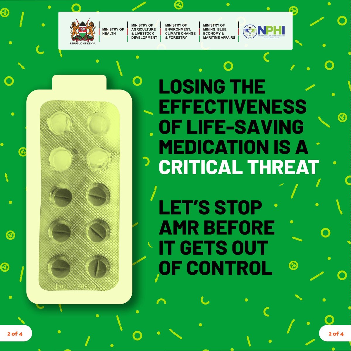 Join us this week in commemorating #WAAW2025 from 18th to 24th, to raise awareness and understanding of AMR. Let's promote best practices among One Health stakeholders to reduce the emergence and spread of drug-resistant pathogens. Together, we can make a difference!