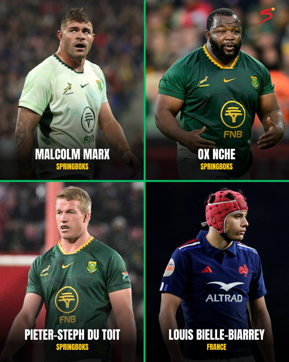 SSRugby's tweet image. 𝐓𝐇𝐄 𝐁𝐄𝐒𝐓 𝐈𝐍 𝐓𝐇𝐄 𝐖𝐎𝐑𝐋𝐃 🌍✨

Three Springboks have been named in the World Rugby Men's 15s Player of the Year nominees 🏆

Who is your pick to win the award?