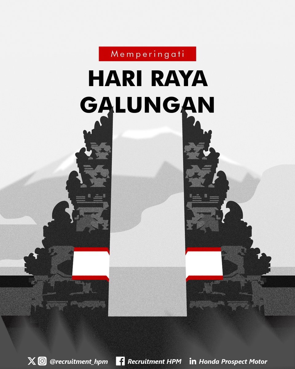 recruitment_hpm's tweet image. 🌿Galungan tiba, saatnya memperkuat iman dan merayakan kemenangan kebaikan.