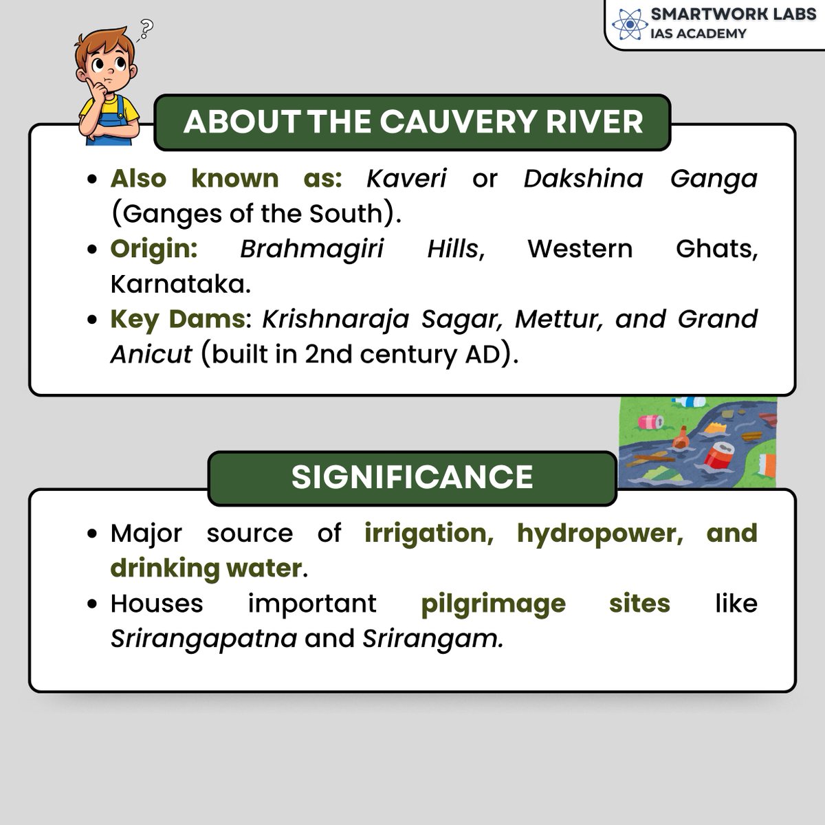 Smartwork_Labs's tweet image. Heavy metals like lead &amp;amp; cadmium found in Cauvery River fish signal rising pollution from industries, farming chemicals &amp;amp; sewage. A growing risk to public health, food safety &amp;amp; river ecology. Urgent cleanup needed.
#Cauvery #RiverPollution #HeavyMetals #PublicHealth #SouthIndia