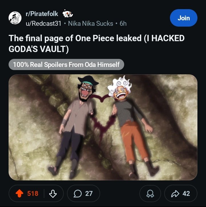 Imagine if oda actually pulls a kishimoto on us 🥲🥀