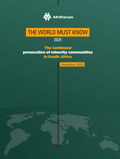 ConCaracal's tweet image. View and download AfriForum&apos;s The World Must Know report here: 

Link: afriforum.co.za/en/the-world-m…