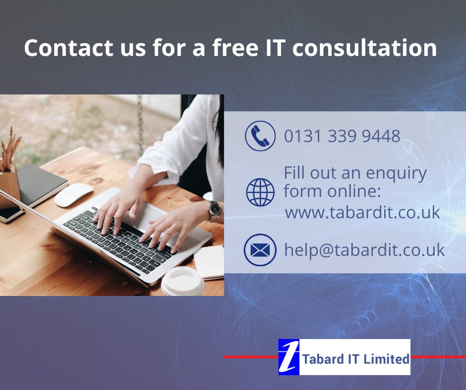 TabardITLtd's tweet image. From cloud services to cybersecurity, we help businesses get the most out of their technology.

Whether it’s hardware, software, or network support, our team brings decades of experience to every solution.

Contact us to set up a free IT consultation.

#ITSupport