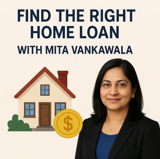 🏡💰 Find the Right Home Loan with Mita Vankawala 💰🏡

Planning to buy your dream home or thinking about refinancing? Mita Vankawala provides clear guidance and personalized loan options that fit your goals. With strong expertise in home loans, refinancing, and mortgage