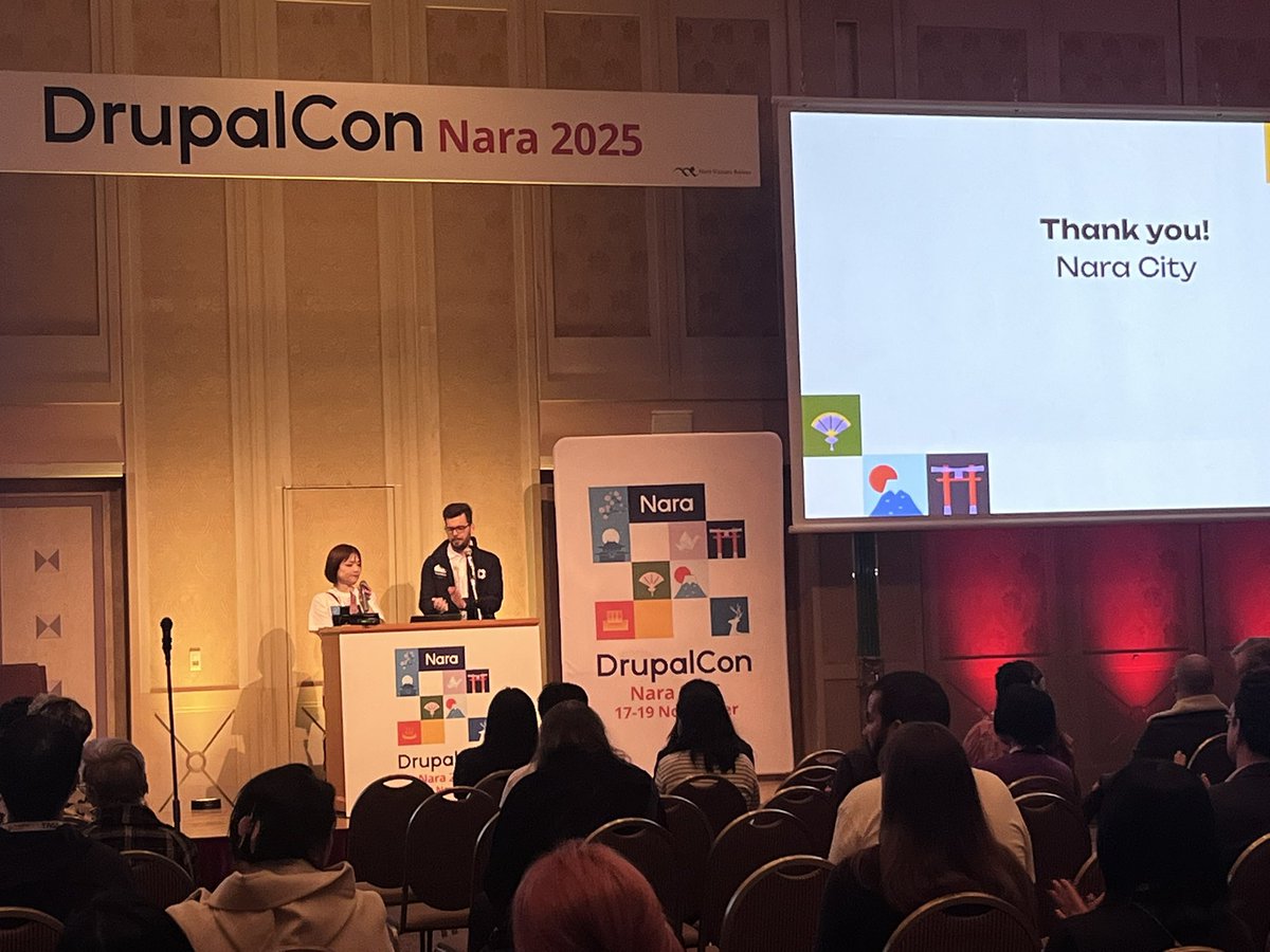dgcircus's tweet image. デジタルサーカスのブースにお立ち寄りいただいた皆様、本当にありがとうございました🙏✨

#DrupalCon Nara2025 
#ClosingCeremony