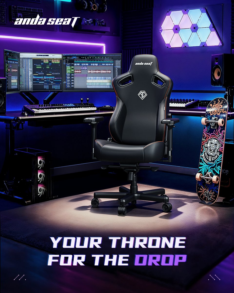 Comfort meets creativity. 🎧
When you're chasing the perfect mix or that next-level beat, your focus shouldn't be on a sore back. 
🎶The Kaiser3 provides the ergonomic support for those long sessions, so your only concern is the sound.

andaseat.com/products/andas…

#andaseat #gamer