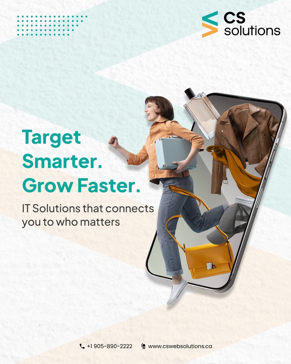 cs_websolutions's tweet image. At CS Web, we design IT solutions that don’t just work, they connect you directly to who matters most: your customers.
#CSWeb #CSWebSolutions #DigitalMarketing #SearchEngineMarketing #SEO #DigitalAgency #WebAgency #Canada #SMM #BusinessLeads #GrowYourBusiness