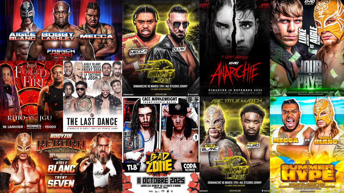 Dans tout ce que j'ai vu, ces matchs en particulier rentrent dans le débat pour diverses raisons. (Le mec qui sait pas choisir).

Prenez ça pour un top 10 qui sera certainement chamboulé par les shows APC Winter Shock et CACC Jingle Brawl auxquels j'assisterai en fin d'année.