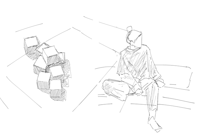 今日のクロッキ- 