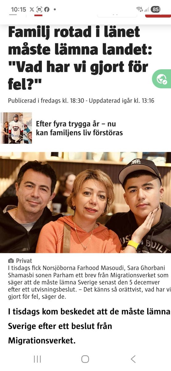 C_Backstrom's tweet image. Jag antar att det är så enkelt som att ni sökt asyl och fått avslag. Något man kan ha alla möjliga synpunkter på. Man kan tom tycka att det är orättvist. Men det är ingen rättighet att varenda individ som söker asyl i Sverige får stanna.