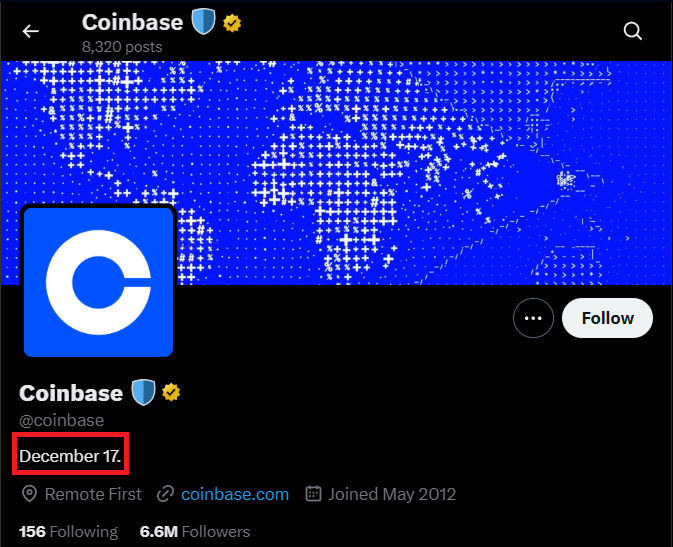 SecretoDefi's tweet image. Base acaba de actualizar la información de su biografía ‼️

17 de Diciembre

¿Que podrían anunciar ese día? 🤔

¿Confirmación de un Airdrop?

¿ICO de su token $BASE?

Hagan sus predicciones...