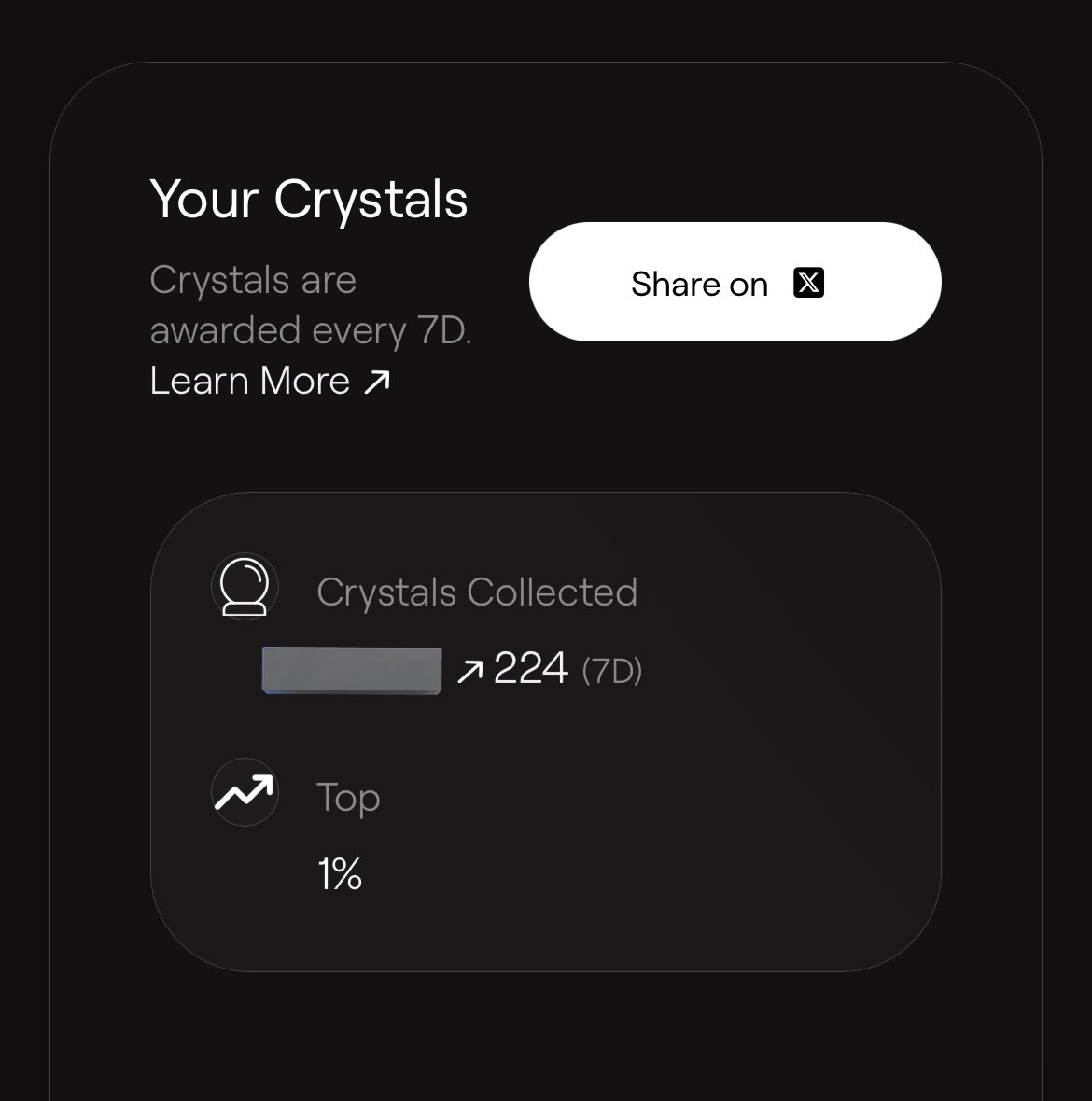 Last time, I decided I wont check if I got any crystals after each distribution…

guess who got crystals after yesterday’s distribution??? meeee!!

I finally got <a href="/multiplifi/">Multipli.fi</a>’s crystals… I don’t know the distribution method that was used but I am glad I am on the radar now.