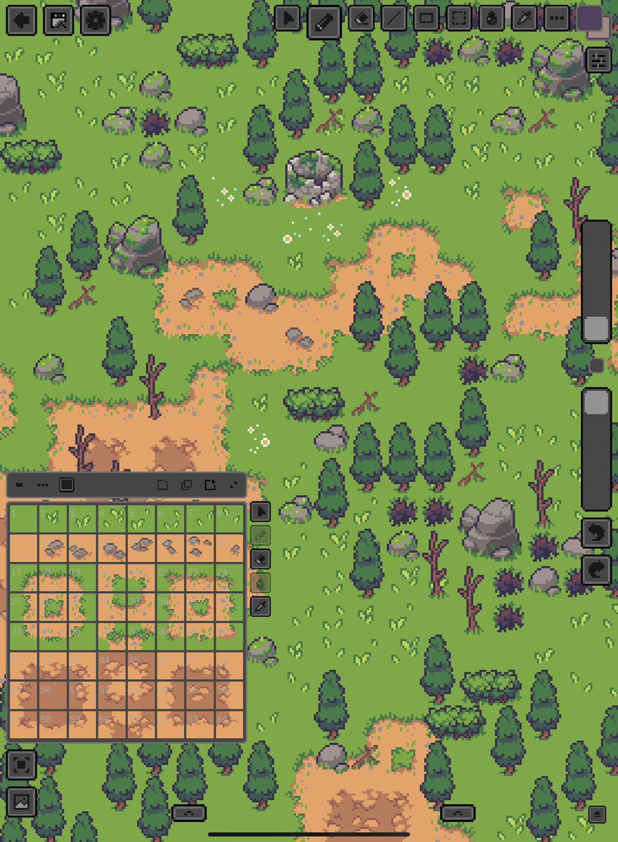 TransientCode's tweet image. Thinking of Episode 2 content. The aim is to carry this on as a follow along series covering pixel art techniques for gamedev and general art. Sensible suggestions welcome.