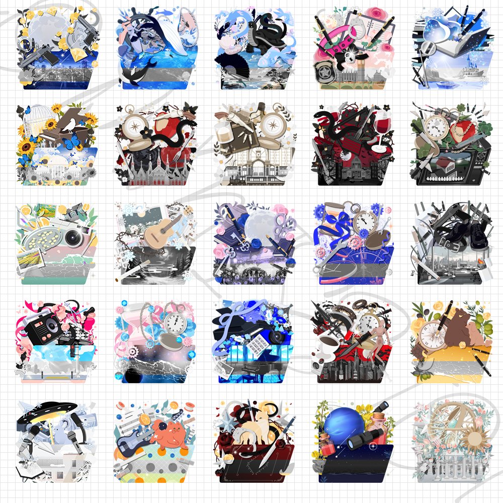 [RT♥] 폴더 커미션 800개 달성 기념으로 RT이벤트를 엽니다! 다음 작업 슬롯이 돌아올 때 추첨할 예정이며 RT해주신 한 분을 추첨해 원하시는 테마로 폴더 작업해드리도록 하겠습니다. 항상 신청해 주셔서 감사합니다! 좋은 하루 보내세요!