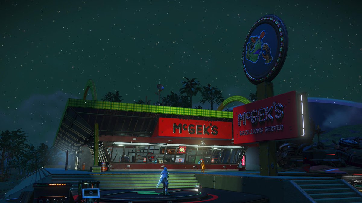 日本人街パトロール🚓
(GT7にある自前のパトカーで)
バーガーショップ日本人街店のライトボックスがアプデ後から点かないとオーナーさんがお嘆きです😭
直って欲しいですね🍔
 #日本人コミュニティ地球型惑星パラダイスムーンシティー