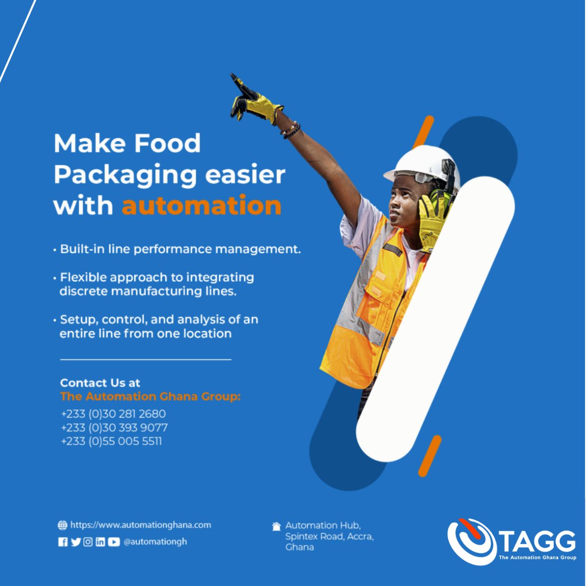 automationgh's tweet image. Packaging headaches? Automation fixes that.
Better flow. Faster setup. One place to control it all.
Want a line that works smarter?

👉 Learn more: automationghana.com/solution-categ…

#Automation #FoodProcessing ⚙️