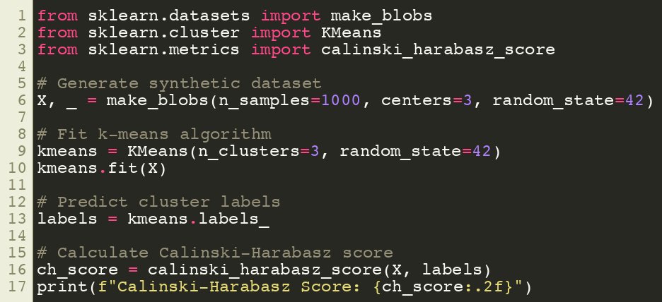 SciKitLearn's tweet image. Scikit-Learn calinski_harabasz_score() Metric
sklearner.com/scikit-learn-c…

#SciKitLearn #DataScience #MachineLearning