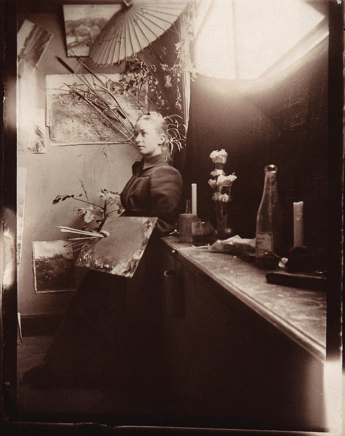 Hilma af Klint an der königlichen Akademie.

1885.

Courtesy The Hilma af Klint Foundation / Foto: Moderna Museet, Stockholm.