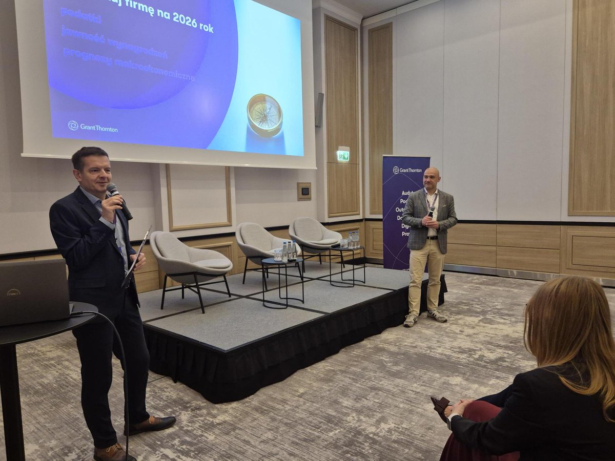 Pro_Progressio's tweet image. Jesteśmy współorganizatorem warszawskiego śniadania biznesowego @GrantThorntonPL  „Przygotuj firmę na 2026 rok – podatki, jawność wynagrodzeń, prognozy makroekonomiczne”. To 3  spotkanie z cyklu w 6 miastach Polski. 
Więcej: grantthornton.pl/wydarzenia/

@drwiktor  #ProProgressio