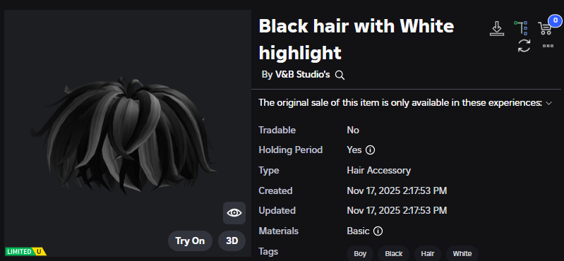 Xh0PlUgc's tweet image. 🔴New limited item &amp;lt;&amp;lt; Defend the Zombie Invasion &amp;gt;&amp;gt;

📦Stock: 29
❗How to get it: You will need to accumulate 950,000 points and then you can get it.

➡️roblox.com/catalog/932052…
➡️roblox.com/games/13860546…

#Roblox #RobloxDev #RobloxFreeUGC #RobloxUGCLimited