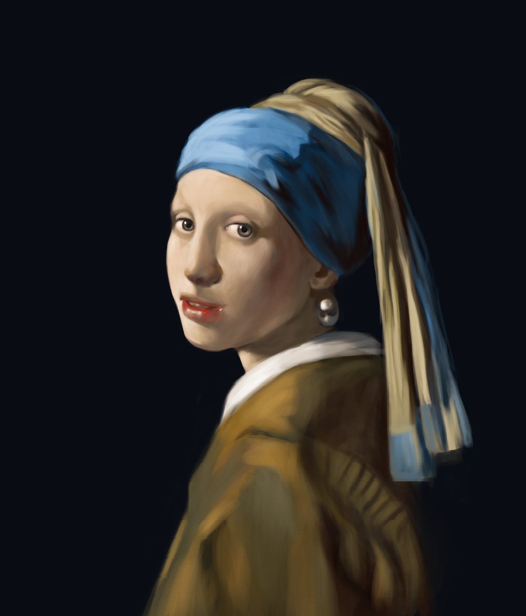 artnerdx's tweet image. I made these paintings few years ago. 
The quickest way to learn painterly art style? Do master studies. Basically you copy/paint the works of old masters;observe and look closely. Zooming into paintings reveals their very foundation,take advantage of that.