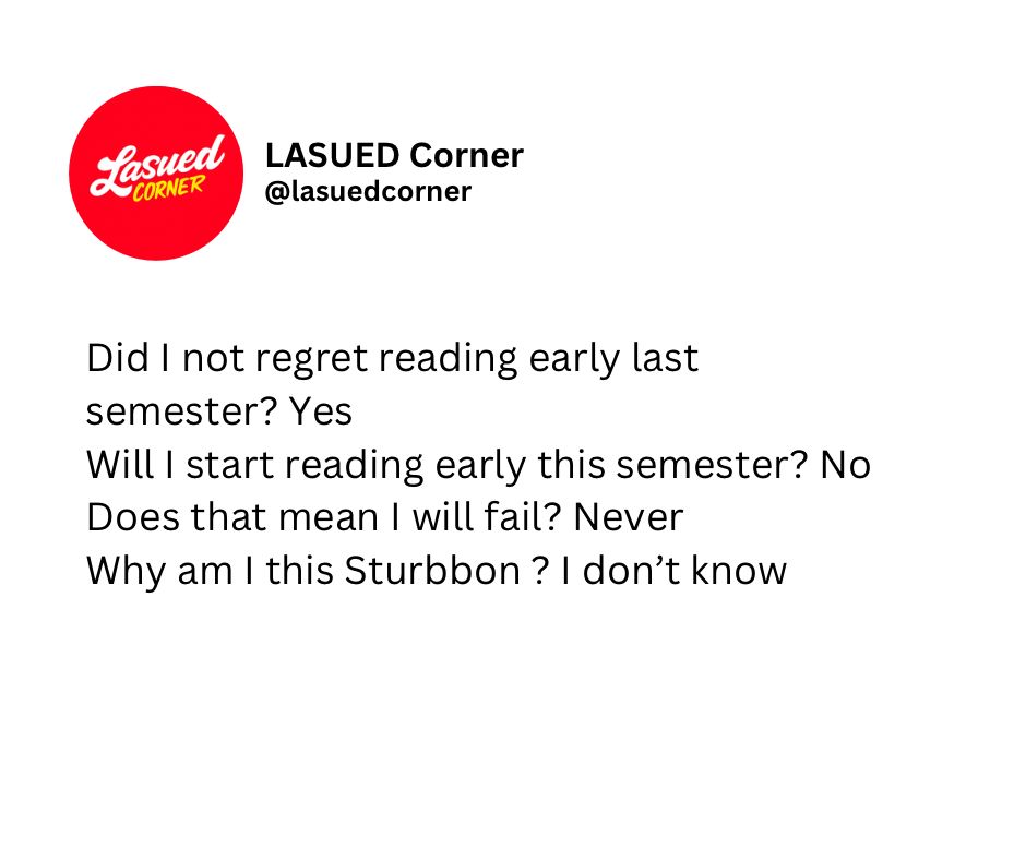 LasuedC's tweet image. #Lasuedite 
#fresher
#staylite
@LASUED_Official @NAIT