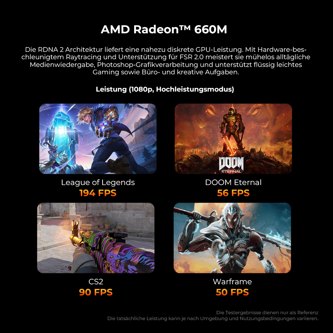 GMKtec_Europe's tweet image. 🚀 GMKtec M8 — Taschenformat, Rundum Mini-PC
Ryzen™ 5 PRO 6650H | Radeon™ 660M | 16GB LPDDR5X | Dual M.2 SSD | ❄️ Max. 40W TDP |🎮 OCulink-fähig 
💸 16GB+512GB → 299,99 € | 16GB+1TB → 329,99 €
💡 Code M815OFF → save 15 €
👉 de.gmktec.com/products/gmkte…
#GMKtec #M8 #MiniPC