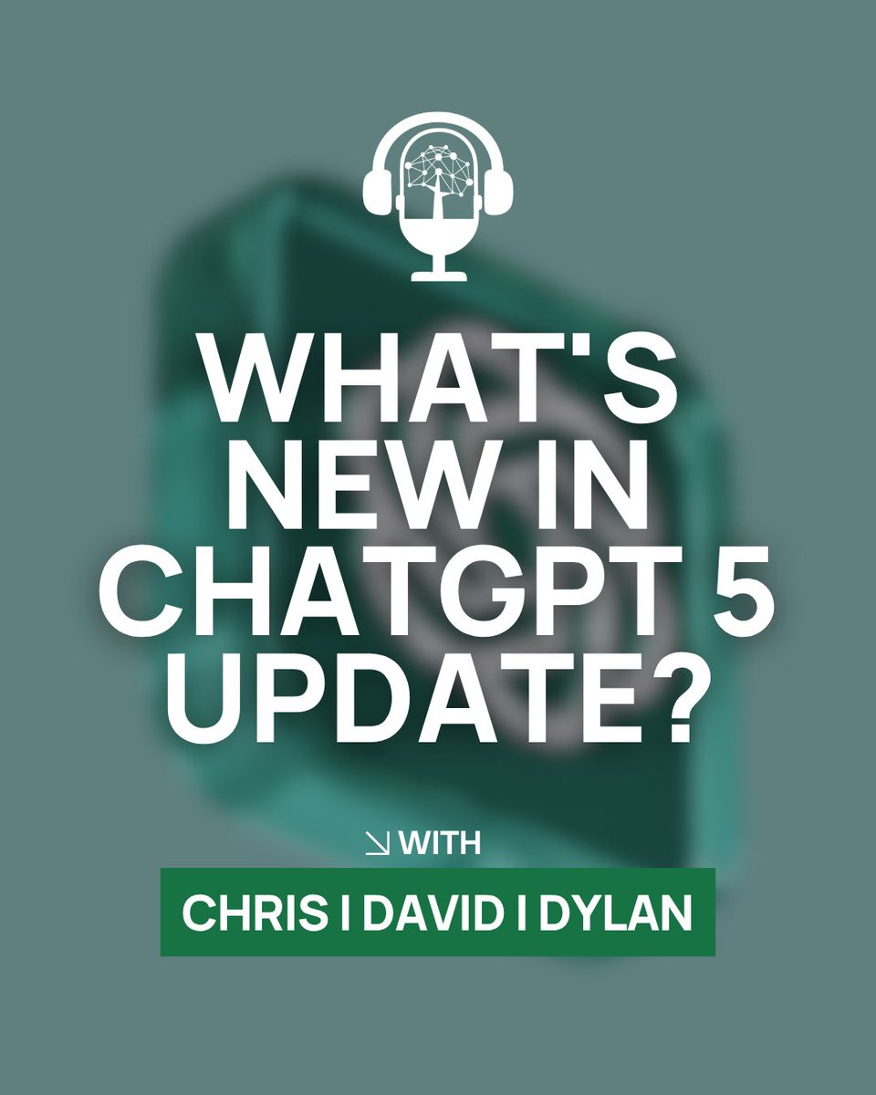 ProfileTree's tweet image. NEW VIDEO!

Explore the latest ChatGPT 5.1 update! Smarter AI, human-like responses, and better content creation — hear all about it in the newest ProfileTree podcast.

LINK: podbean.com/eas/pb-n5jra-1…